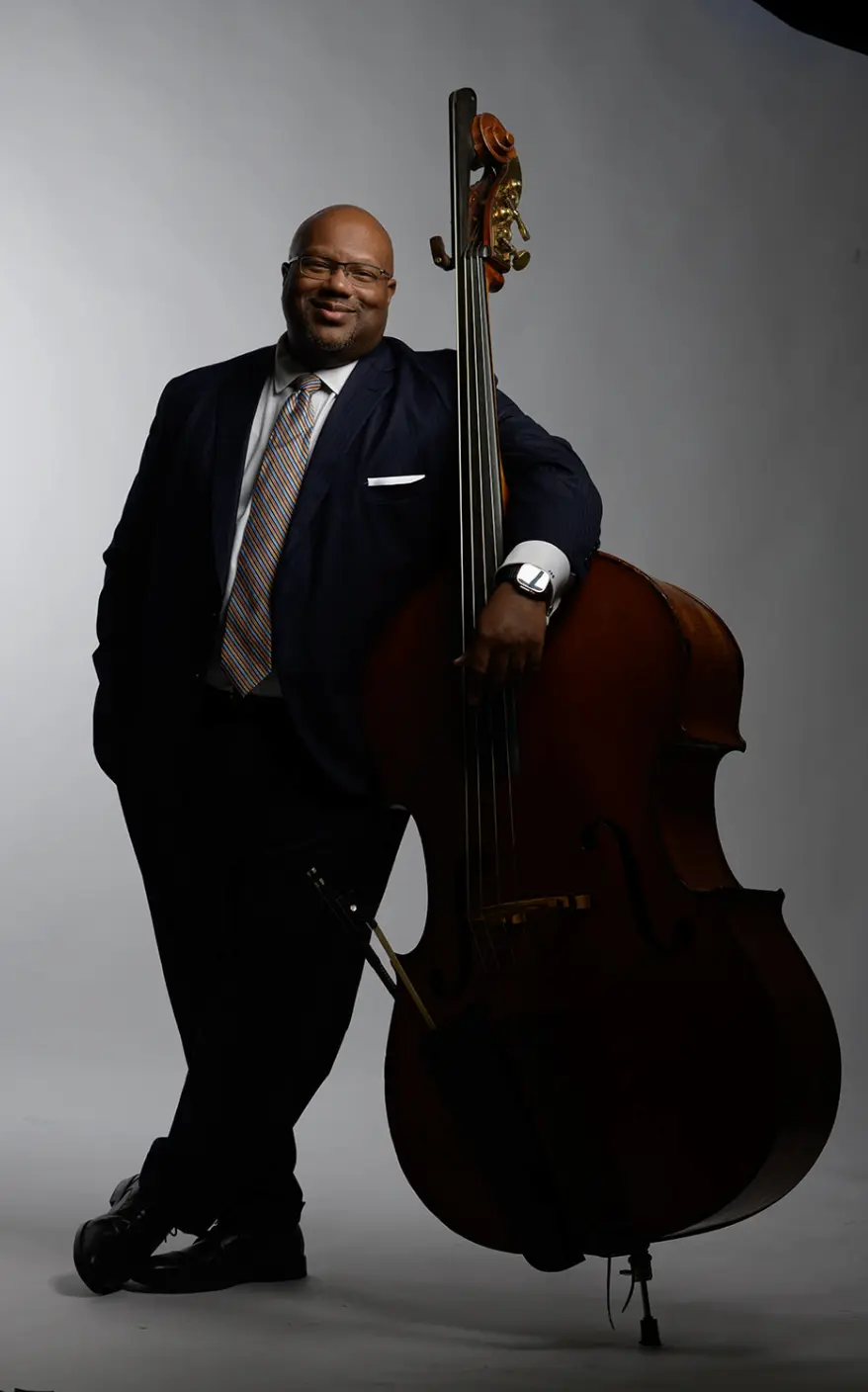 John Brown with double bass